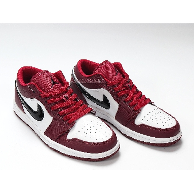 Air Jordan 1 Low Noble Red 553558-604 Noble Red/White/Black Sneakers