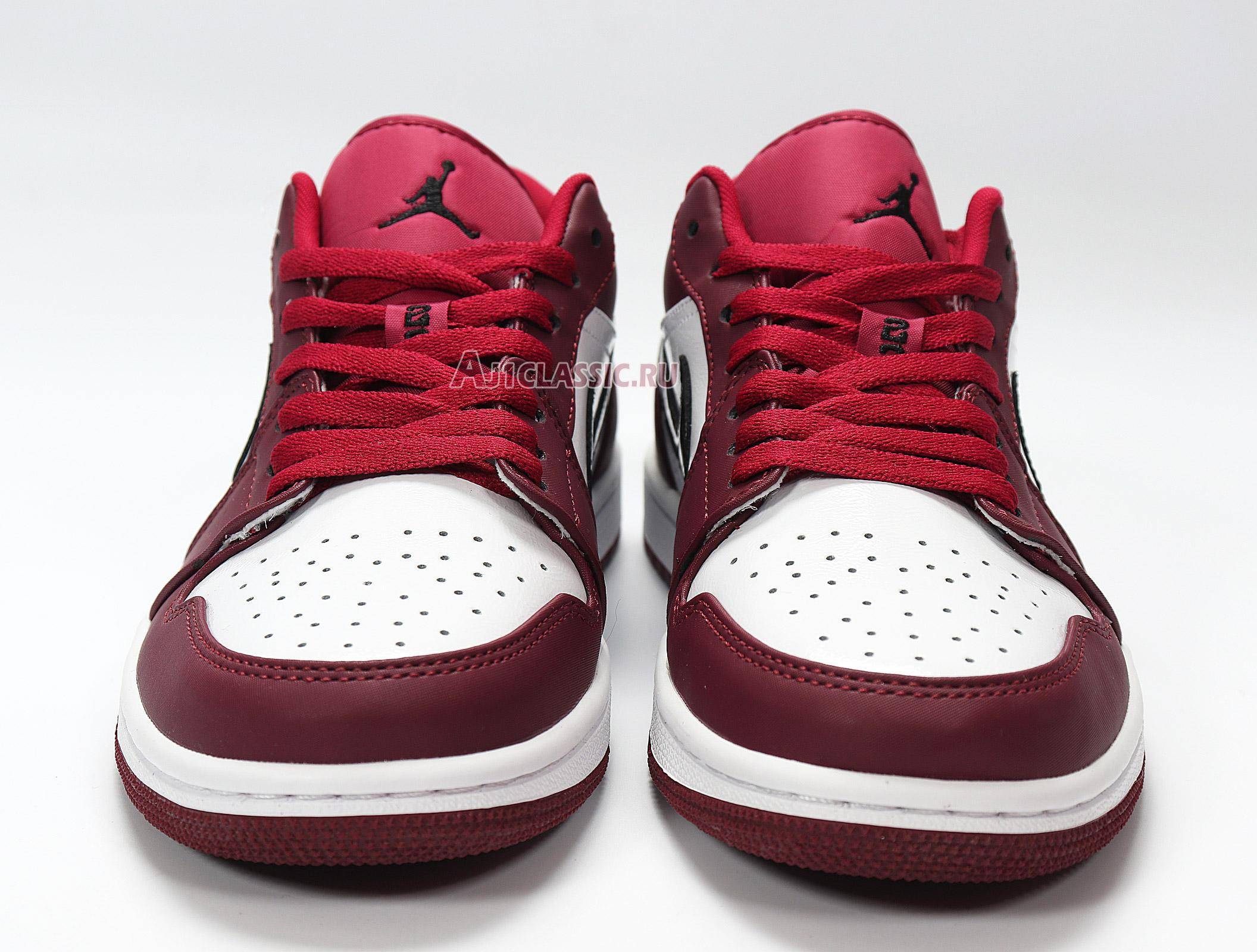 New Air Jordan 1 Low "Noble Red" 553558-604 Shoes