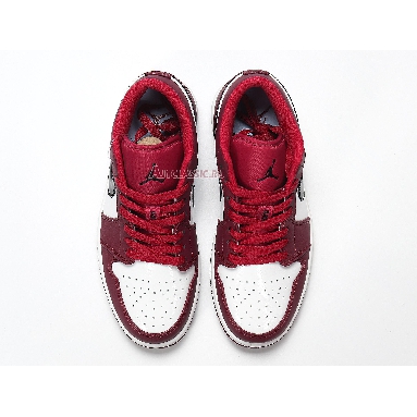 Air Jordan 1 Low Noble Red 553558-604 Noble Red/White/Black Sneakers