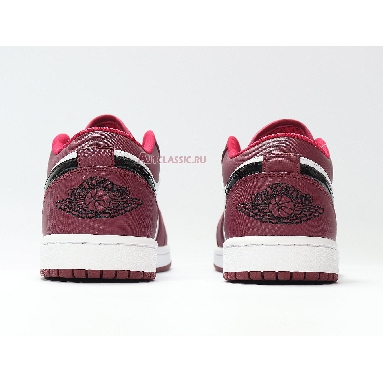 Air Jordan 1 Low Noble Red 553558-604 Noble Red/White/Black Sneakers