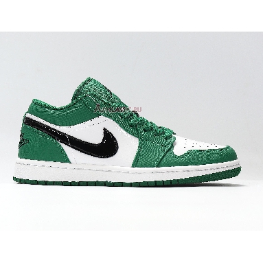 Air Jordan 1 Low Pine Green 553558-301 Pine Green/Black/White Mens Womens Shoes