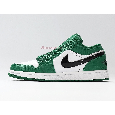 Air Jordan 1 Low Pine Green 553558-301 Pine Green/Black/White Mens Womens Shoes