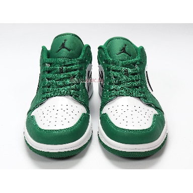 Air Jordan 1 Low Pine Green 553558-301 Pine Green/Black/White Mens Womens Shoes