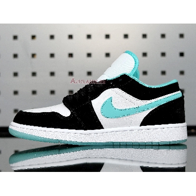 Air Jordan 1 Low Island Green CQ9828-131 White/Black-Island Green Mens Womens Shoes