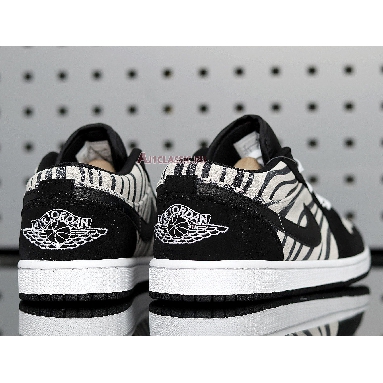 Air Jordan 1 Low Zebra 553560-057 Black/Black/White Sneakers