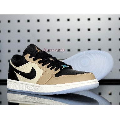 Air Jordan 1 Low Fossil CQ9446-003 Black/Fossil/Pale Ivory/Mushroom Mens Womens Shoes