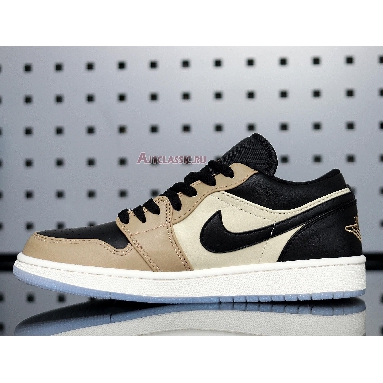 Air Jordan 1 Low Fossil CQ9446-003 Black/Fossil/Pale Ivory/Mushroom Mens Womens Shoes