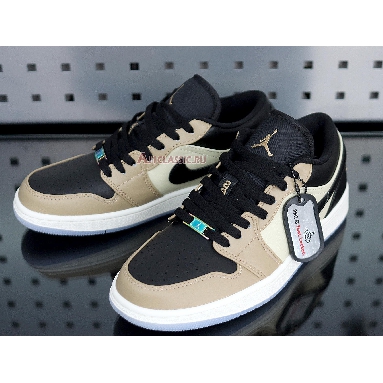 Air Jordan 1 Low Fossil CQ9446-003 Black/Fossil/Pale Ivory/Mushroom Mens Womens Shoes