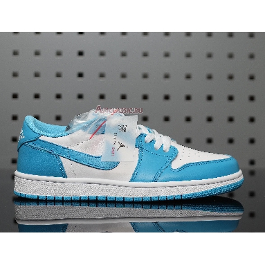 Eric Koston x Air Jordan 1 Low SB Powder Blue CJ7891-401 Dark Powder Blue/Dark Powder Blue/White Mens Womens Shoes