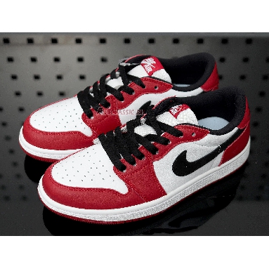 Air Jordan 1 Retro Low OG Chicago 705329-600 Varsity Red/Black-White Sneakers