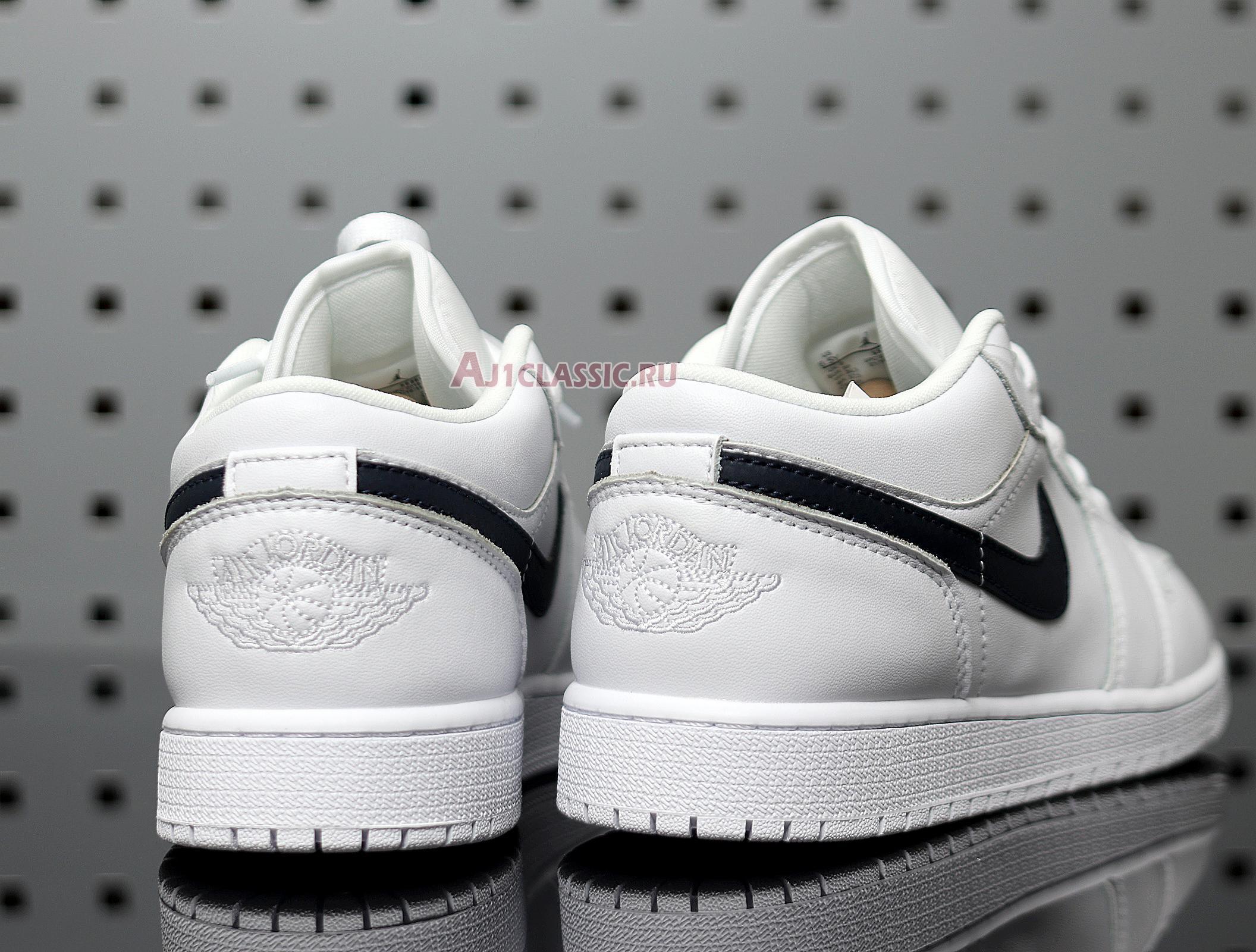 Air Jordan 1 Low "White Obsidian" 553558-114