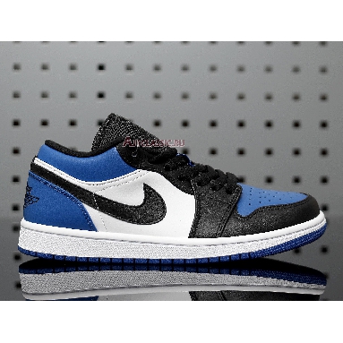 Air Jordan 1 Low Royal Toe CQ9446-400 Sport Royal/White-Black Sneakers