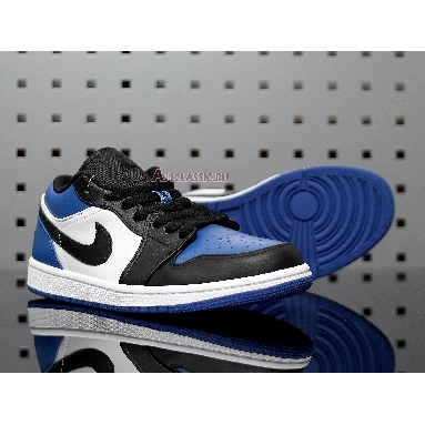 Air Jordan 1 Low Royal Toe CQ9446-400 Sport Royal/White-Black Sneakers