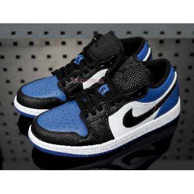 Air Jordan 1 Low Royal Toe CQ9446-400 Sport Royal/White-Black Sneakers