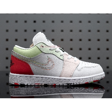 Air Jordan 1 Low Ember Glow 554723-176 White/Ember Glow-Barely Volt-Black Mens Womens Shoes