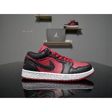 Air Jordan 1 Retro Low Gym Red 553558-610 Gym Red/Black-White Mens Womens Shoes