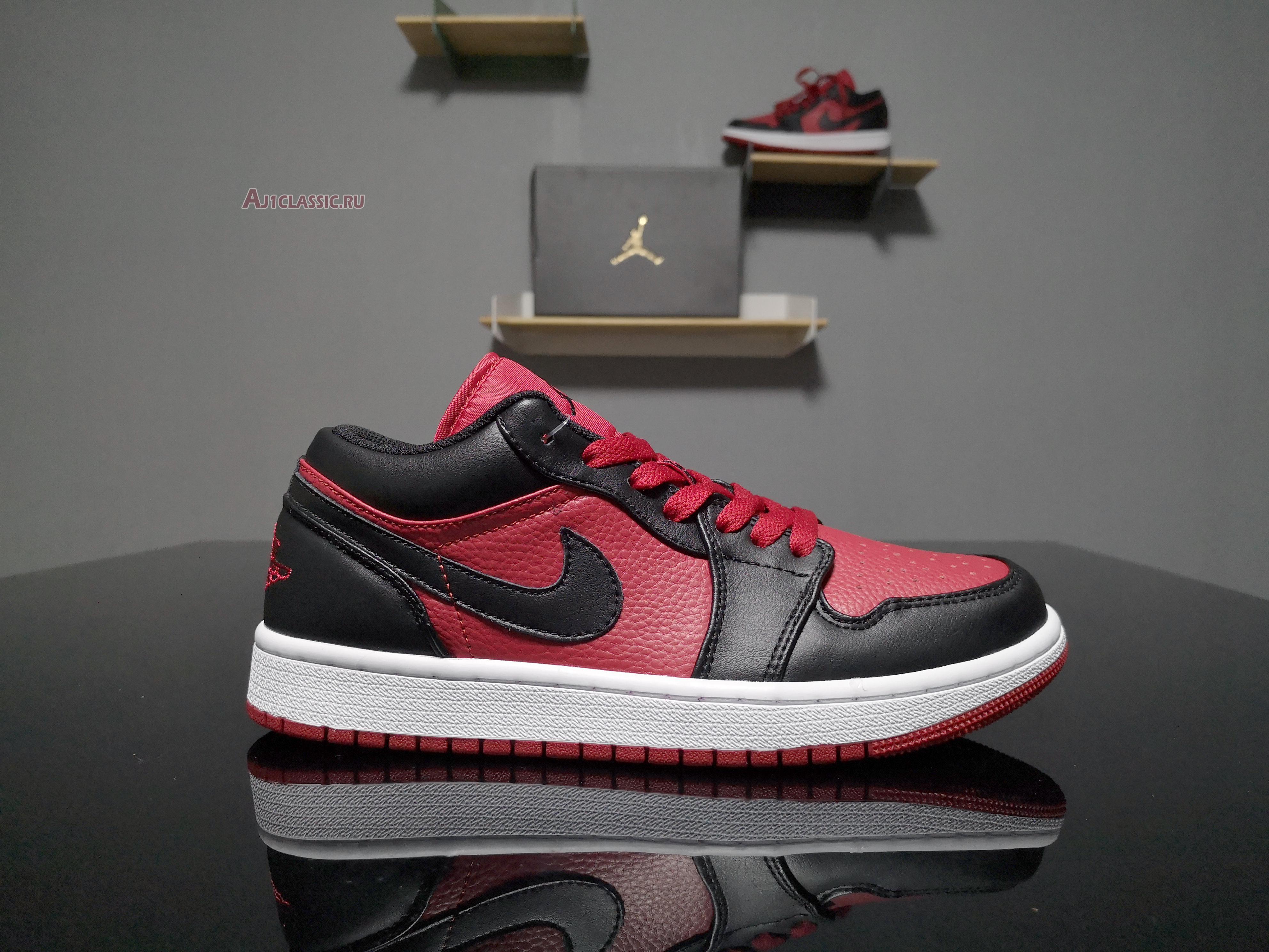 New Air Jordan 1 Retro Low "Gym Red" 553558-610 Shoes