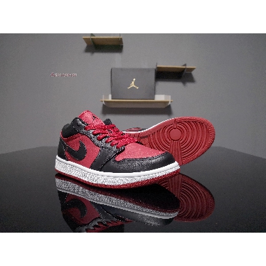 Air Jordan 1 Retro Low Gym Red 553558-610 Gym Red/Black-White Mens Womens Shoes