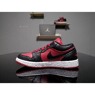 Air Jordan 1 Retro Low Gym Red 553558-610 Gym Red/Black-White Mens Womens Shoes