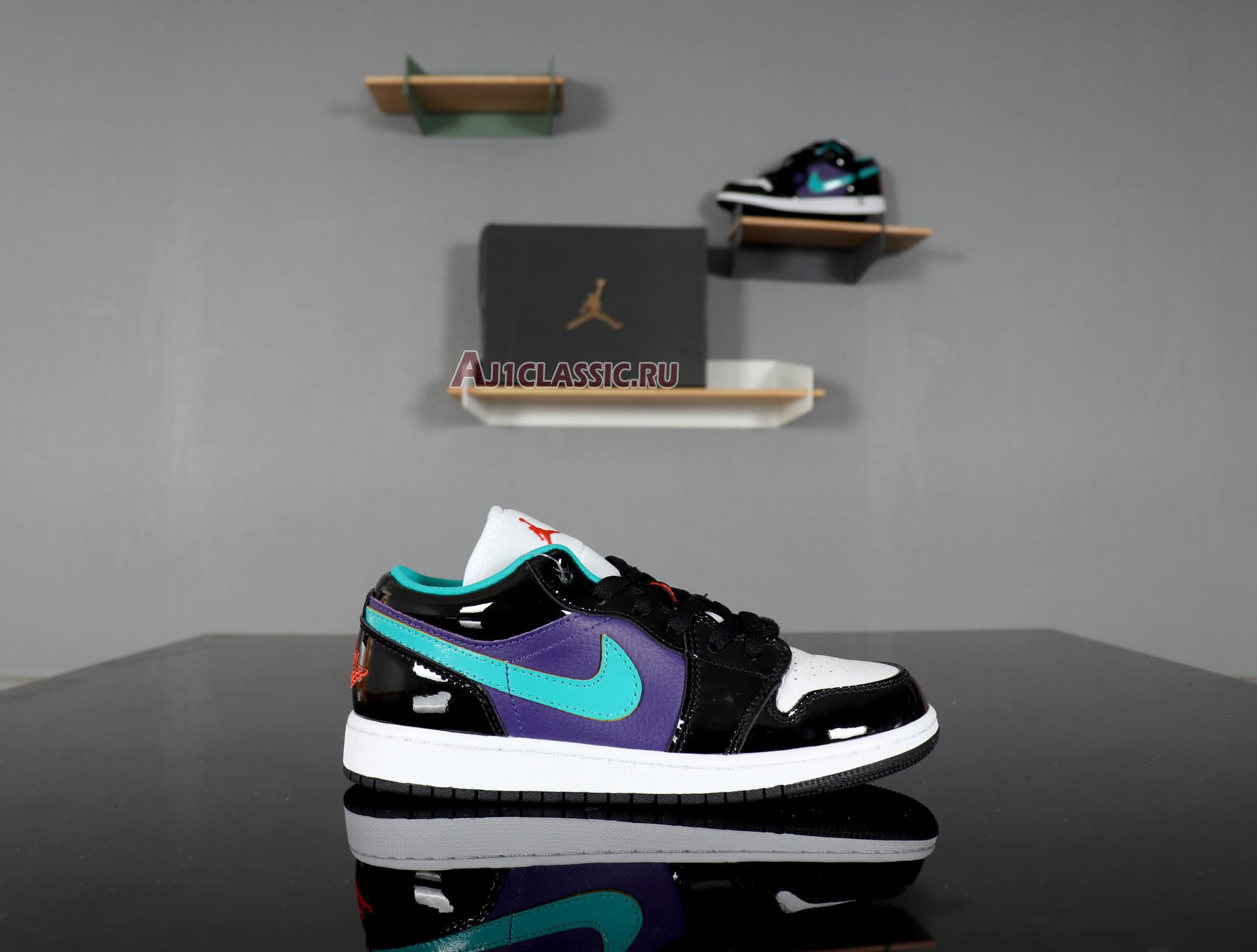 Air Jordan 1 Low GS "Black Turbo Green" 553560-035