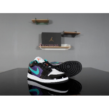 Air Jordan 1 Low GS Black Turbo Green 553560-035 Black/Turbo Green-White Sneakers