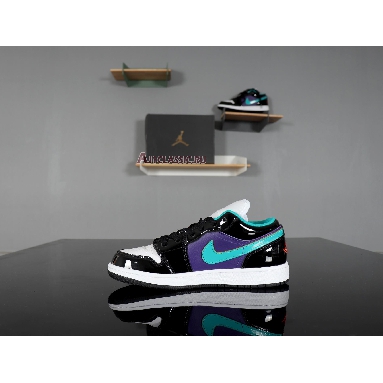 Air Jordan 1 Low GS Black Turbo Green 553560-035 Black/Turbo Green-White Sneakers