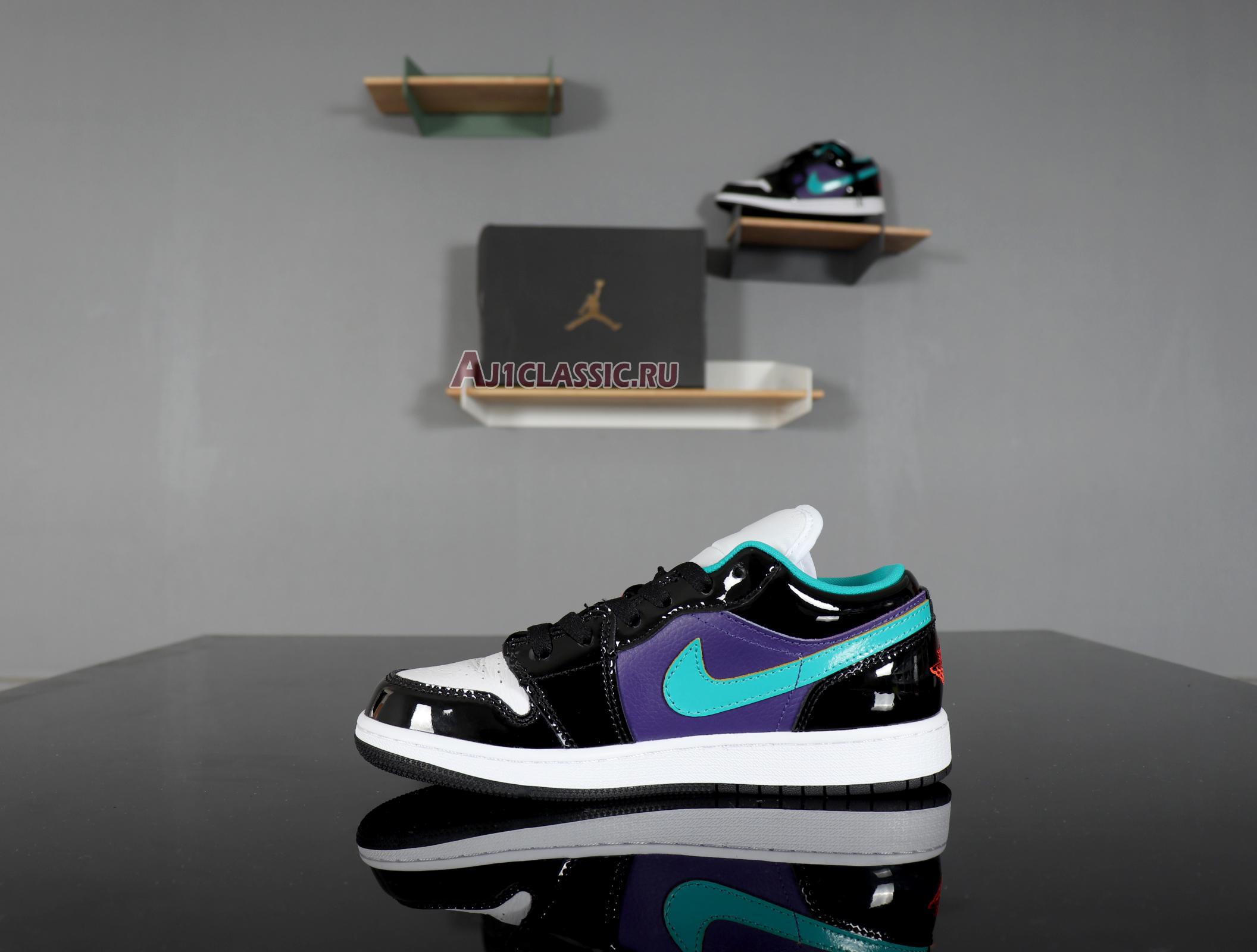 Air Jordan 1 Low GS "Black Turbo Green" 553560-035