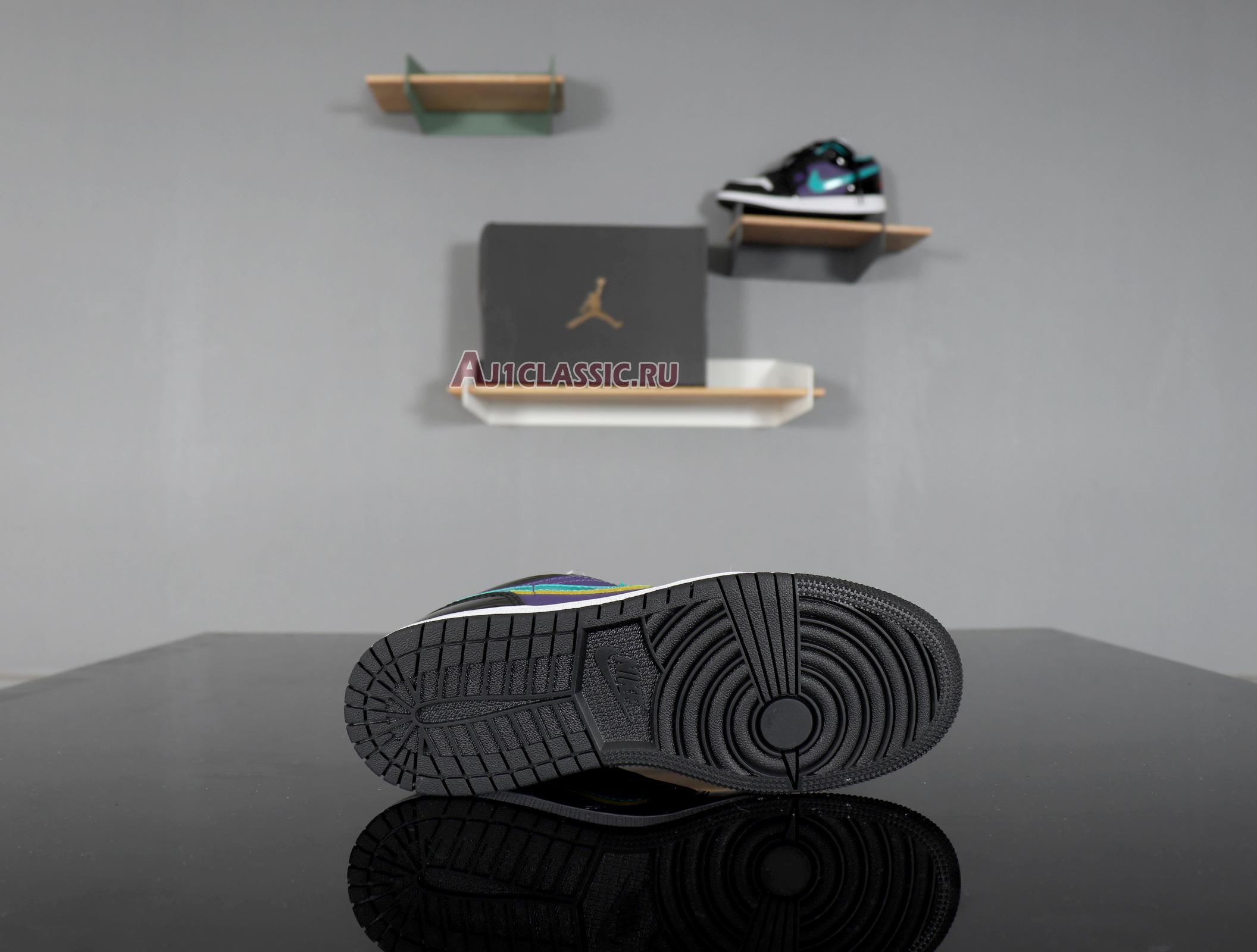 Air Jordan 1 Low GS "Black Turbo Green" 553560-035