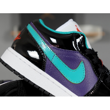 Air Jordan 1 Low GS Black Turbo Green 553560-035 Black/Turbo Green-White Sneakers