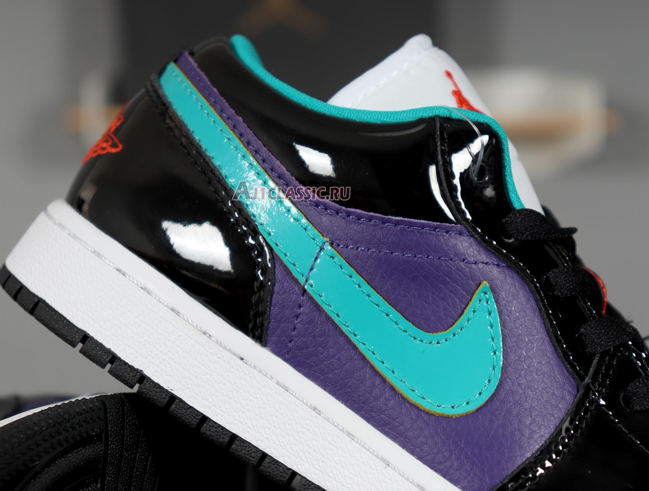 Air Jordan 1 Low GS "Black Turbo Green" 553560-035