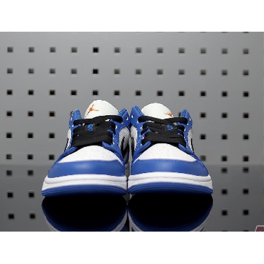 Air Jordan 1 Low Hyper Royal 553558-401 Hyper Royal/Orange Peel-White-Black Sneakers