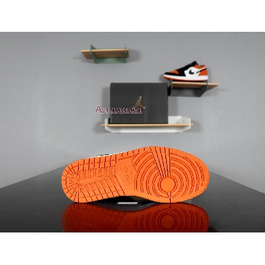 Air Jordan 1 Low Shattered Backboard 553558-128 Starfish/Black-Sail Mens Womens Shoes