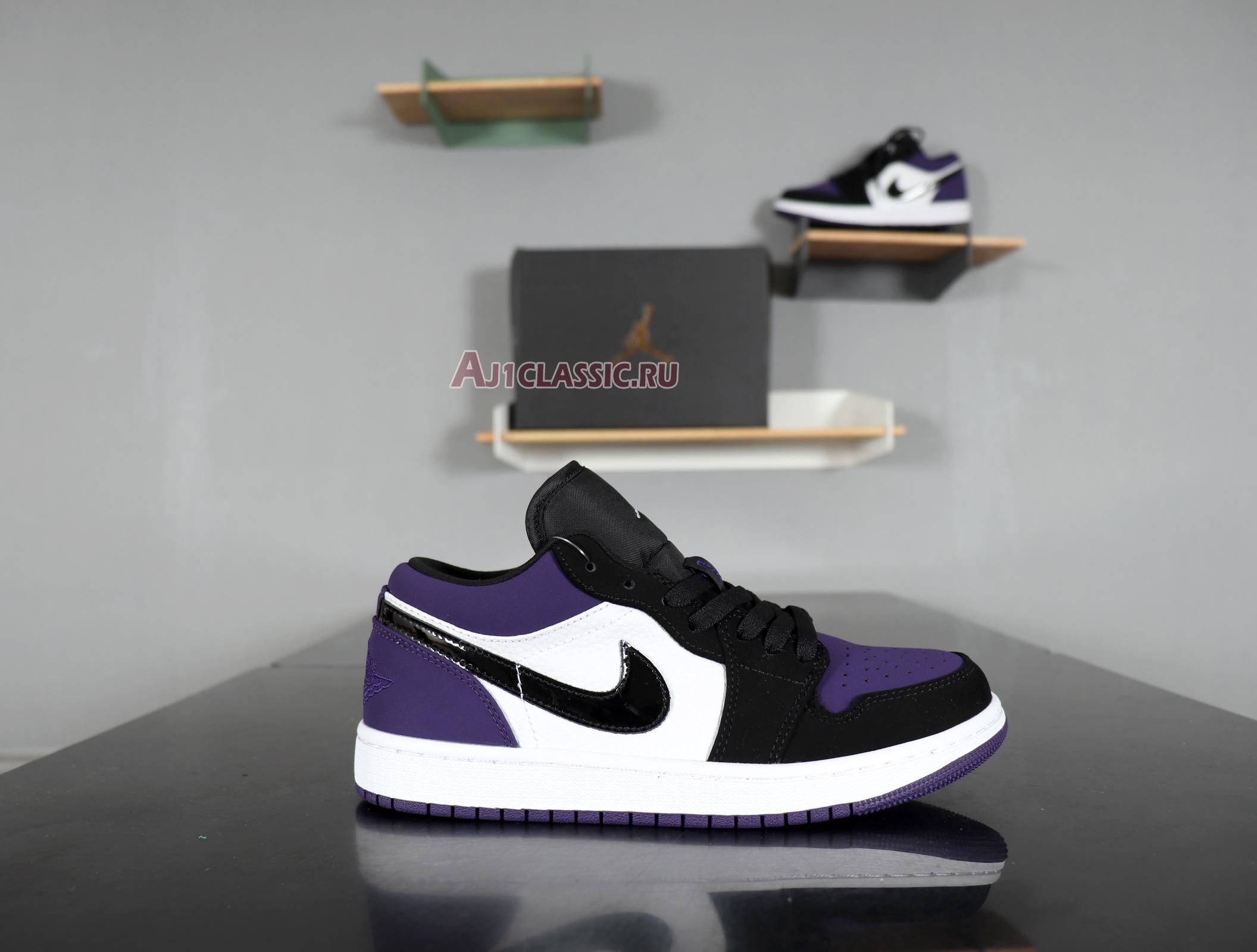 New Air Jordan 1 Low "Court Purple" 553558-125 Shoes