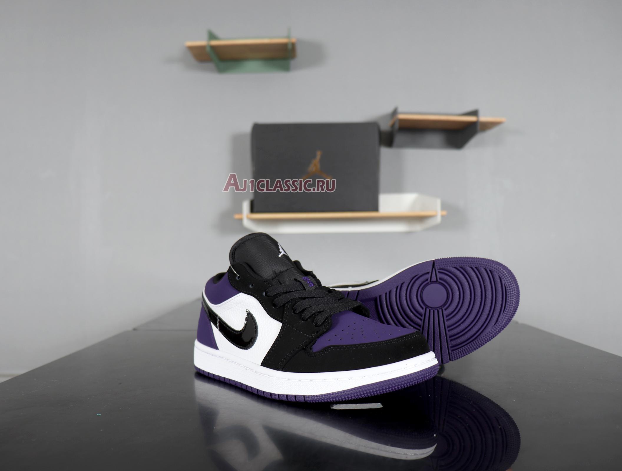 New Air Jordan 1 Low "Court Purple" 553558-125 Shoes