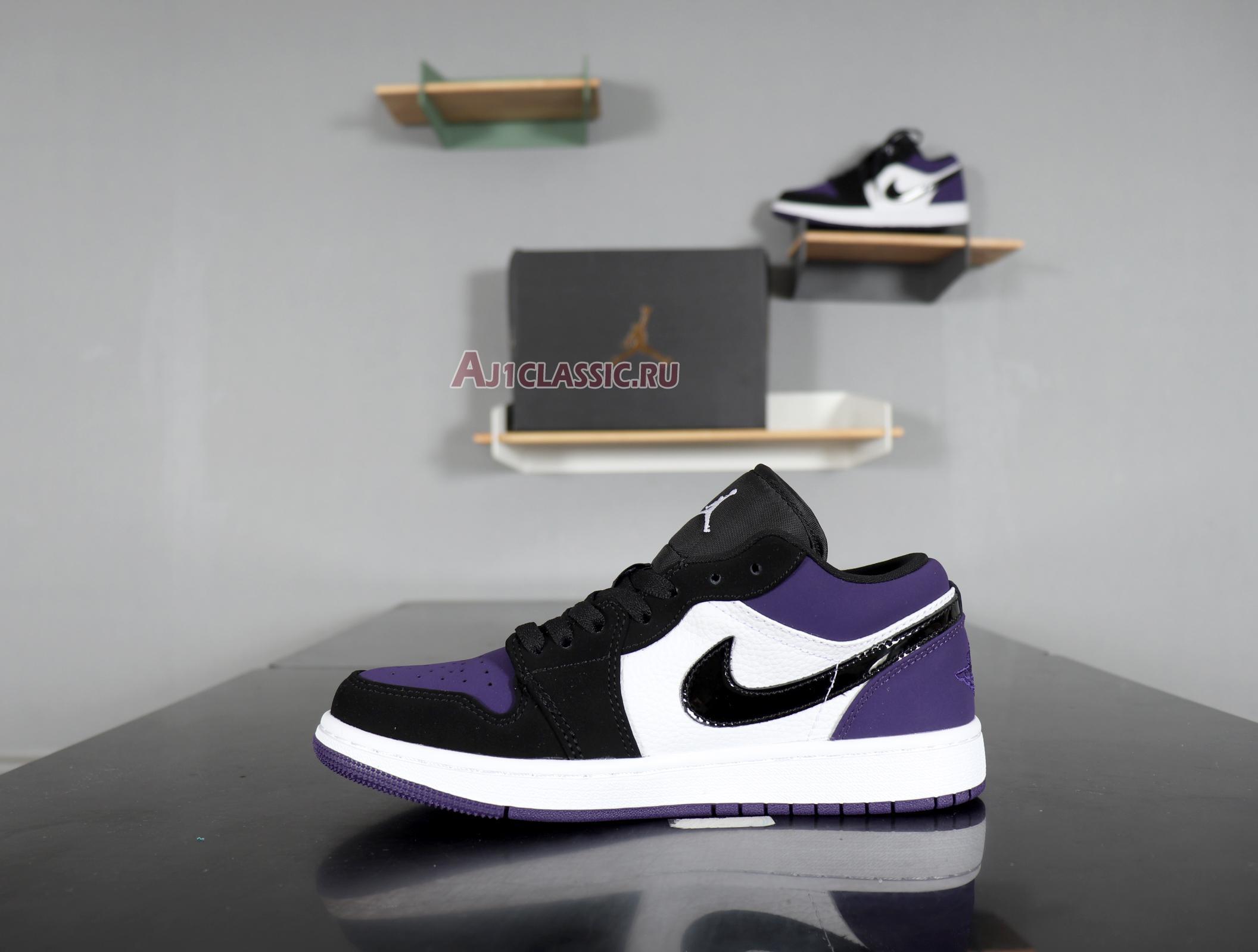 New Air Jordan 1 Low "Court Purple" 553558-125 Shoes