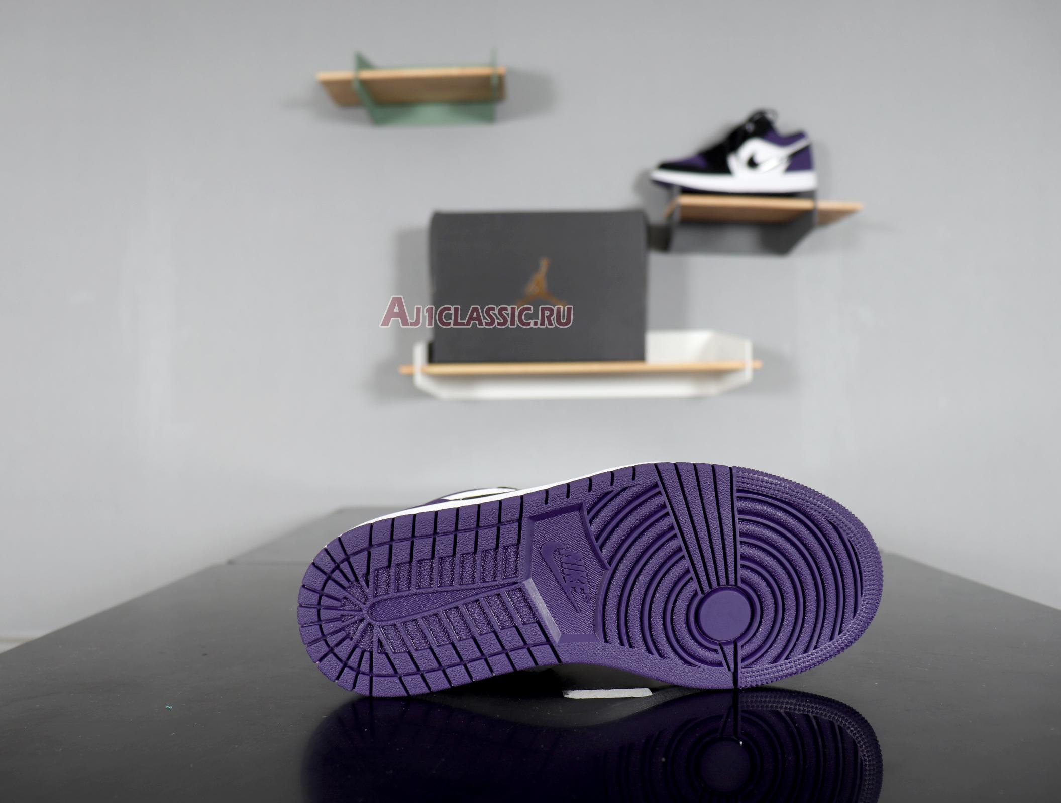 New Air Jordan 1 Low "Court Purple" 553558-125 Shoes