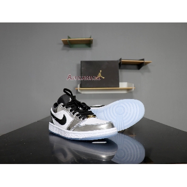 Air Jordan 1 Low Pass The Torch 553558-016 Chrome/White-Turbo Green-Black Mens Womens Shoes