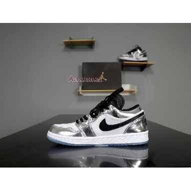 Air Jordan 1 Low Pass The Torch 553558-016 Chrome/White-Turbo Green-Black Mens Womens Shoes