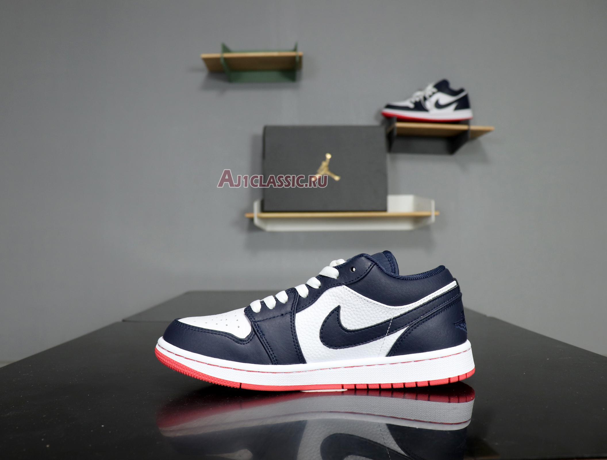 Air Jordan 1 Retro Low "Obsidian Ember" 553558-481