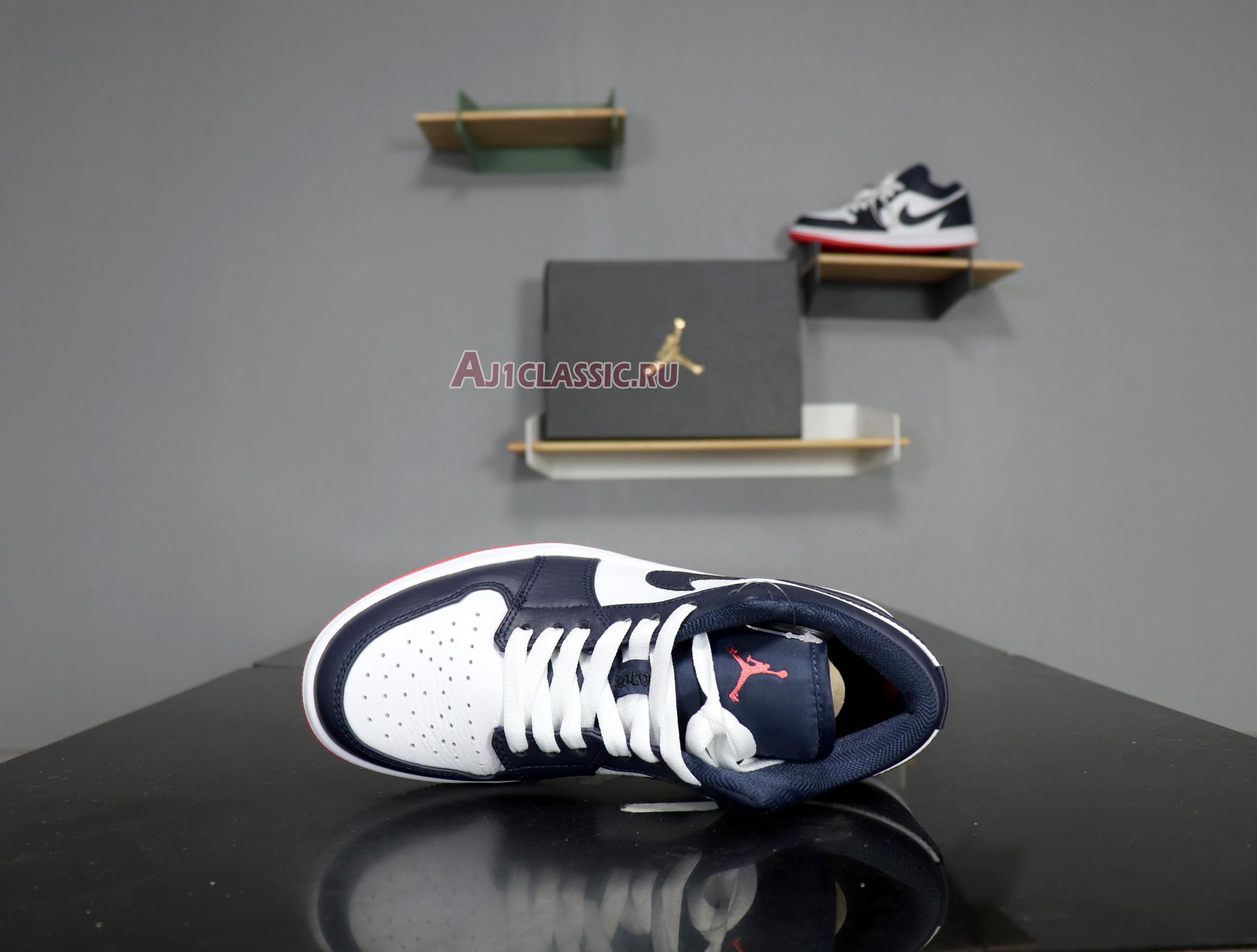 Air Jordan 1 Retro Low "Obsidian Ember" 553558-481