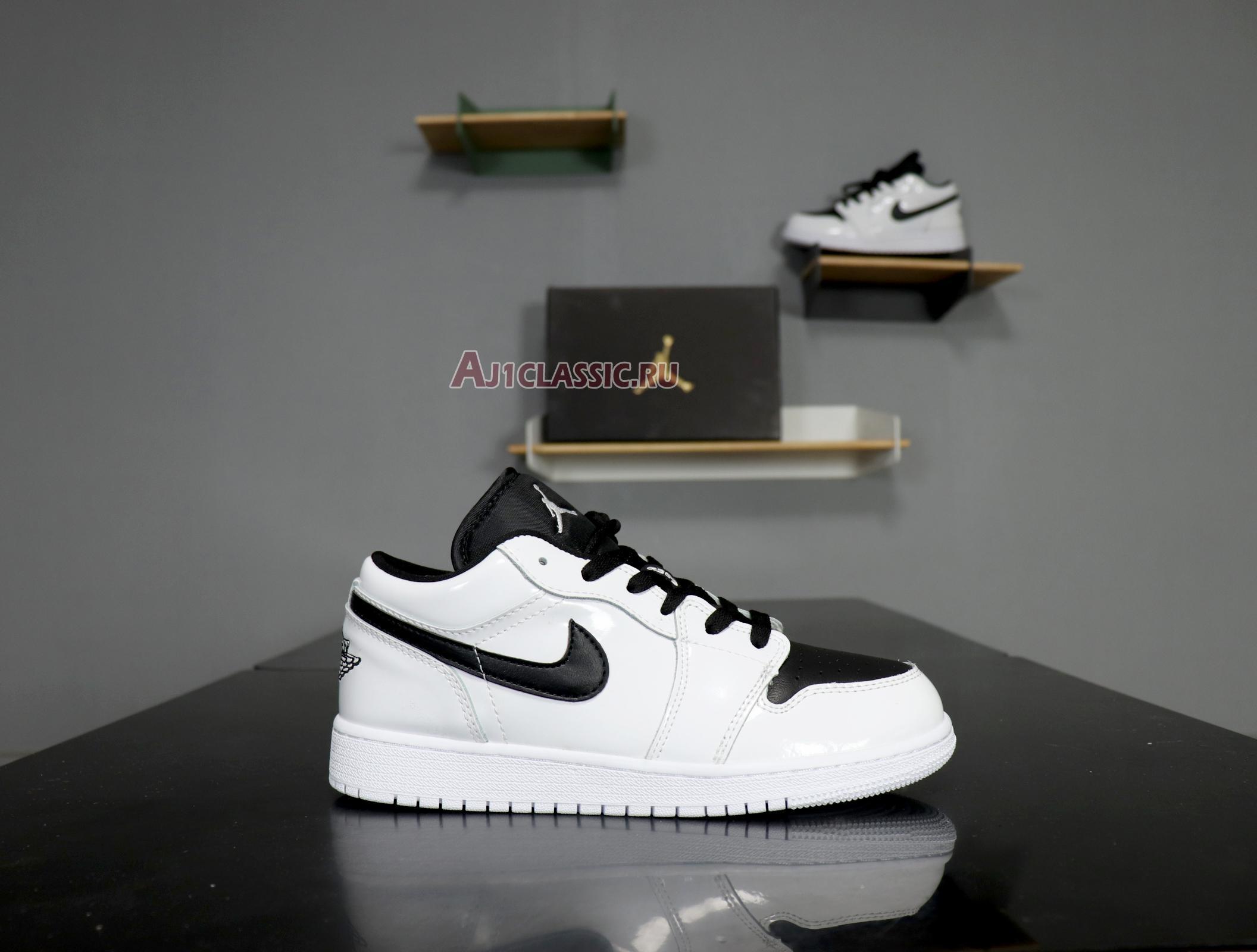 New Air Jordan 1 Retro Low "White Black" 553560-103 Shoes