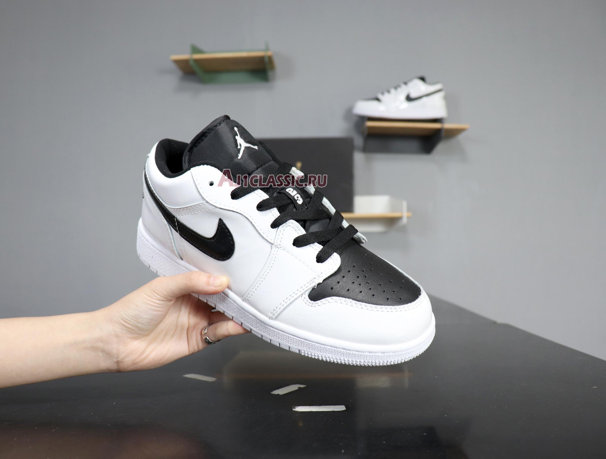 Air Jordan 1 Retro Low "White Black" 553560-103