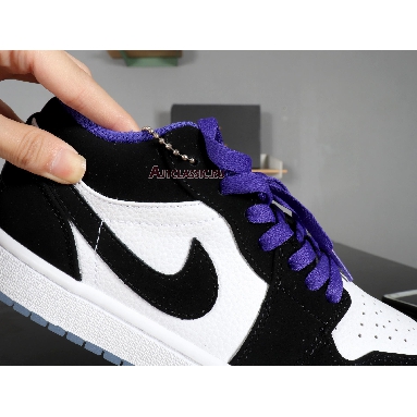 Air Jordan 1 Low Concord 553558-108 White/Black/Dark Concord Sneakers