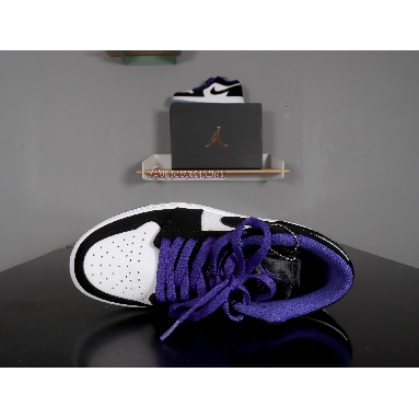 Air Jordan 1 Low Concord 553558-108 White/Black/Dark Concord Sneakers