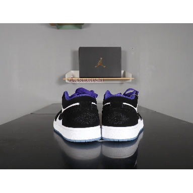 Air Jordan 1 Low Concord 553558-108 White/Black/Dark Concord Mens Womens Shoes