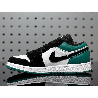 Air Jordan 1 Retro Low Emerald Rise 553560-113 White/Emerald Rise-Black Sneakers