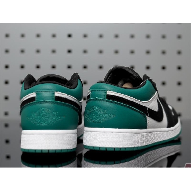 Air Jordan 1 Retro Low Emerald Rise 553560-113 White/Emerald Rise-Black Sneakers