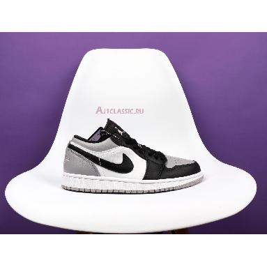 Air Jordan 1 Retro Low Atmosphere 553558-110 White/Atmosphere-Black Mens Womens Shoes