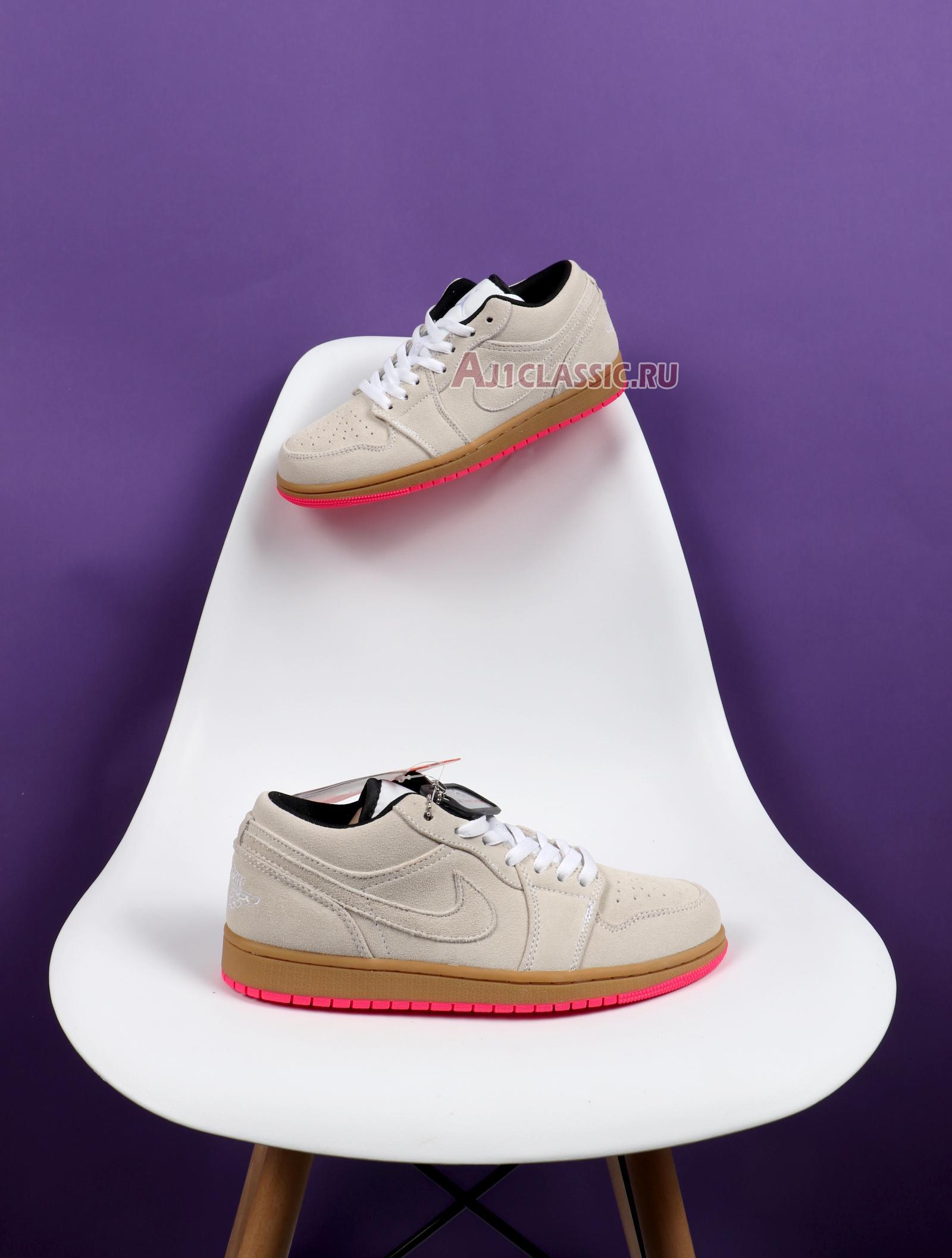 Air Jordan 1 Low "White Gym Yellow" 553558-119