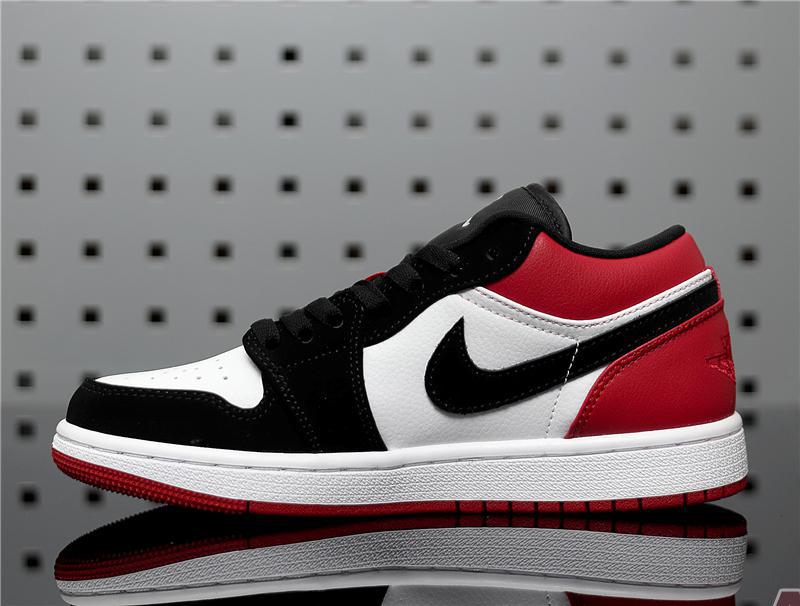 Air Jordan 1 Low "Black Toe" 553558-116